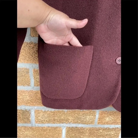 eileen fisher camel coat size 2 x - Picture 3 of 7